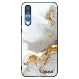Fekete szilikon tok az alábbi mobiltelefonokra Huawei P20 Pro - Her