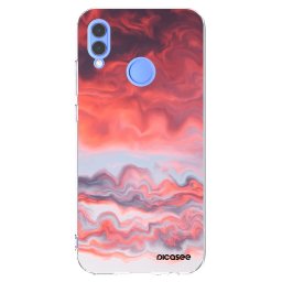Átlátszó szilikon tok az alábbi mobiltelefonokra Huawei P Smart 2019 - Sunset