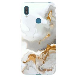 Átlátszó szilikon tok az alábbi mobiltelefonokra Huawei Y7 2019 - Her
