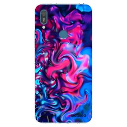 Átlátszó szilikon tok az alábbi mobiltelefonokra Huawei Y7 2019 - Redlight