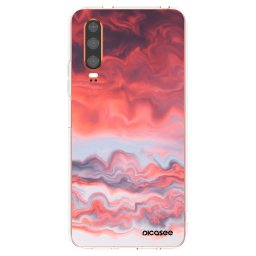 Átlátszó szilikon tok az alábbi mobiltelefonokra Huawei P30 - Sunset