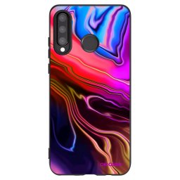 Fekete szilikon tok az alábbi mobiltelefonokra Huawei P30 Lite - Electric