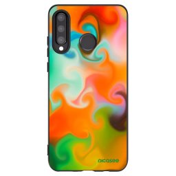Fekete szilikon tok az alábbi mobiltelefonokra Huawei P30 Lite - Juice