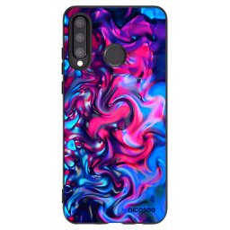 Fekete szilikon tok az alábbi mobiltelefonokra Huawei P30 Lite - Redlight