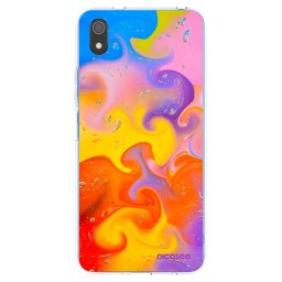 Átlátszó szilikon tok az alábbi mobiltelefonokra Xiaomi Redmi 7A - Bubbles