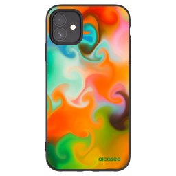 Fekete szilikon tok az alábbi mobiltelefonokra Apple iPhone 11 - Juice