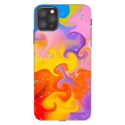 Átlátszó szilikon tok az alábbi mobiltelefonokra Apple iPhone 11 Pro Max - Bubbles
