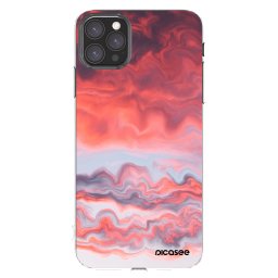 Átlátszó szilikon tok az alábbi mobiltelefonokra Apple iPhone 11 Pro Max - Sunset