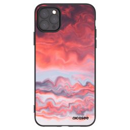 Fekete szilikon tok az alábbi mobiltelefonokra Apple iPhone 11 Pro Max - Sunset