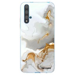Átlátszó szilikon tok az alábbi mobiltelefonokra Huawei Nova 5T - Her