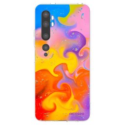 Átlátszó szilikon tok az alábbi mobiltelefonokra Xiaomi Mi Note 10 (Pro) - Bubbles