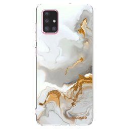 Átlátszó szilikon tok az alábbi mobiltelefonokra Samsung Galaxy A71 A715F - Her