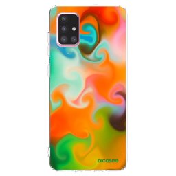 Átlátszó szilikon tok az alábbi mobiltelefonokra Samsung Galaxy A71 A715F - Juice