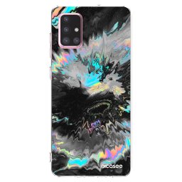 Átlátszó szilikon tok az alábbi mobiltelefonokra Samsung Galaxy A71 A715F - Magnetic