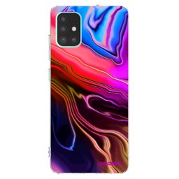 Átlátszó szilikon tok az alábbi mobiltelefonokra Samsung Galaxy A51 A515F - Electric
