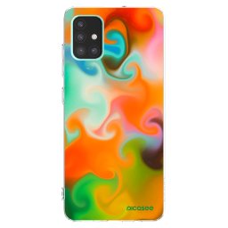 Átlátszó szilikon tok az alábbi mobiltelefonokra Samsung Galaxy A51 A515F - Juice