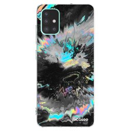 Átlátszó szilikon tok az alábbi mobiltelefonokra Samsung Galaxy A51 A515F - Magnetic