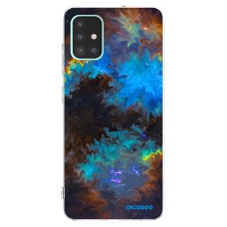 Átlátszó szilikon tok az alábbi mobiltelefonokra Samsung Galaxy A51 A515F - Space