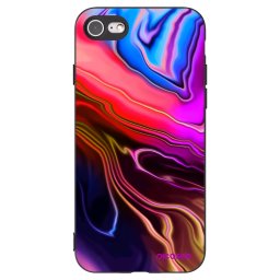 Fekete szilikon tok az alábbi mobiltelefonokra Apple iPhone SE 2020 - Electric
