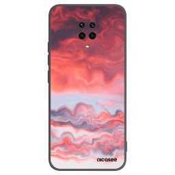 Fekete szilikon tok az alábbi mobiltelefonokra Xiaomi Redmi Note 9 Pro - Sunset