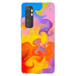 Átlátszó szilikon tok az alábbi mobiltelefonokra Xiaomi Mi Note 10 Lite - Bubbles