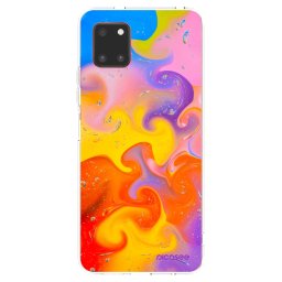 Átlátszó szilikon tok az alábbi mobiltelefonokra Samsung Galaxy Note 10 Lite N770F - Bubbles