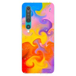 Átlátszó szilikon tok az alábbi mobiltelefonokra Xiaomi Mi 10 - Bubbles