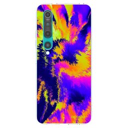 Átlátszó szilikon tok az alábbi mobiltelefonokra Xiaomi Mi 10 - Burn