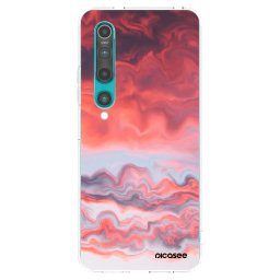 Átlátszó szilikon tok az alábbi mobiltelefonokra Xiaomi Mi 10 - Sunset