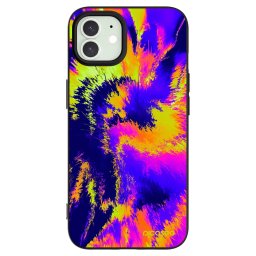 Fekete szilikon tok az alábbi mobiltelefonokra Apple iPhone 12 - Burn