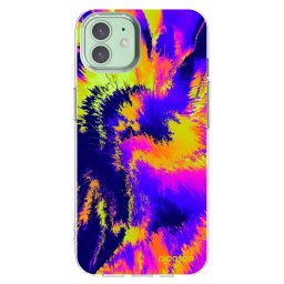 Átlátszó szilikon tok az alábbi mobiltelefonokra Apple iPhone 12 - Burn
