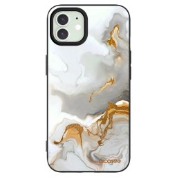 Fekete szilikon tok az alábbi mobiltelefonokra Apple iPhone 12 Pro - Her