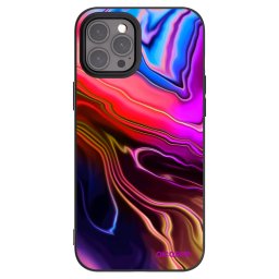 Fekete szilikon tok az alábbi mobiltelefonokra Apple iPhone 12 Pro Max - Electric