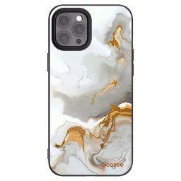 Fekete szilikon tok az alábbi mobiltelefonokra Apple iPhone 12 Pro Max - Her