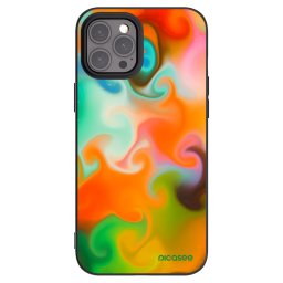 Fekete szilikon tok az alábbi mobiltelefonokra Apple iPhone 12 Pro Max - Juice