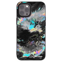 Fekete szilikon tok az alábbi mobiltelefonokra Apple iPhone 12 Pro Max - Magnetic