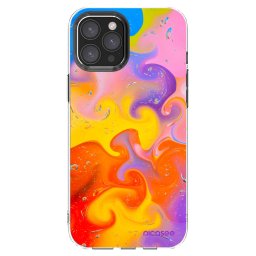 Átlátszó szilikon tok az alábbi mobiltelefonokra Apple iPhone 12 Pro Max - Bubbles