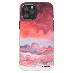 Átlátszó szilikon tok az alábbi mobiltelefonokra Apple iPhone 12 Pro Max - Sunset
