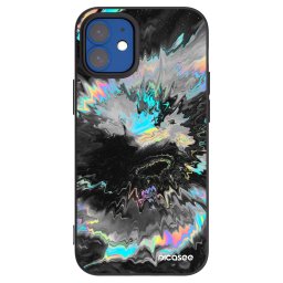 Fekete szilikon tok az alábbi mobiltelefonokra Apple iPhone 12 mini - Magnetic
