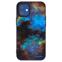 Fekete szilikon tok az alábbi mobiltelefonokra Apple iPhone 12 mini - Space