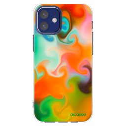 Átlátszó szilikon tok az alábbi mobiltelefonokra Apple iPhone 12 mini - Juice