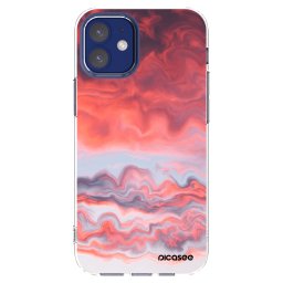 Átlátszó szilikon tok az alábbi mobiltelefonokra Apple iPhone 12 mini - Sunset