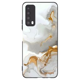 Fekete szilikon tok az alábbi mobiltelefonokra Huawei P Smart 2021 - Her