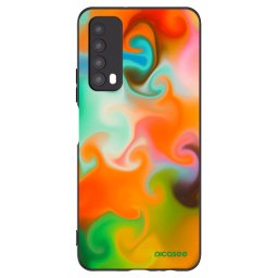 Fekete szilikon tok az alábbi mobiltelefonokra Huawei P Smart 2021 - Juice