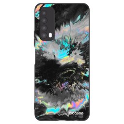 Fekete szilikon tok az alábbi mobiltelefonokra Huawei P Smart 2021 - Magnetic