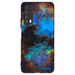 Fekete szilikon tok az alábbi mobiltelefonokra Huawei P Smart 2021 - Space