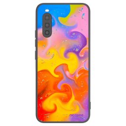 Fekete szilikon tok az alábbi mobiltelefonokra Sony Xperia 10 II - Bubbles
