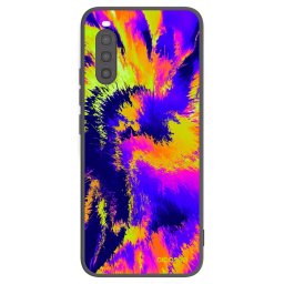 Fekete szilikon tok az alábbi mobiltelefonokra Sony Xperia 10 II - Burn