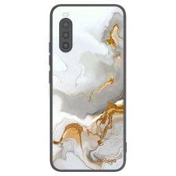 Fekete szilikon tok az alábbi mobiltelefonokra Sony Xperia 10 II - Her