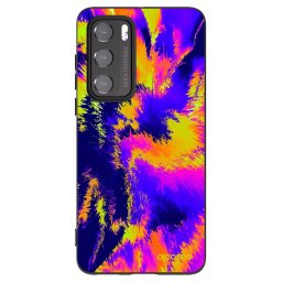 Fekete szilikon tok az alábbi mobiltelefonokra Huawei P40 - Burn